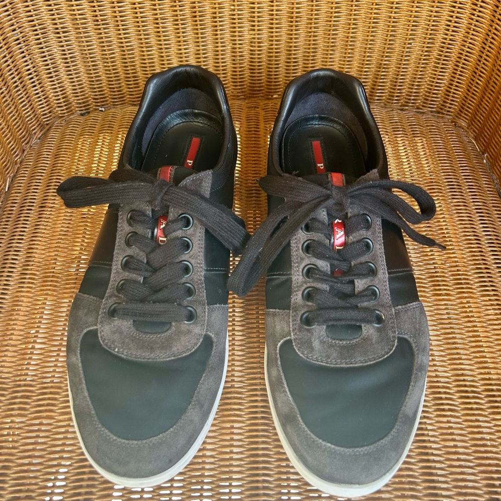 Authentic Prada Sport Linea Rossa Mens Sneakers  Prada Italy size 9 US size 10